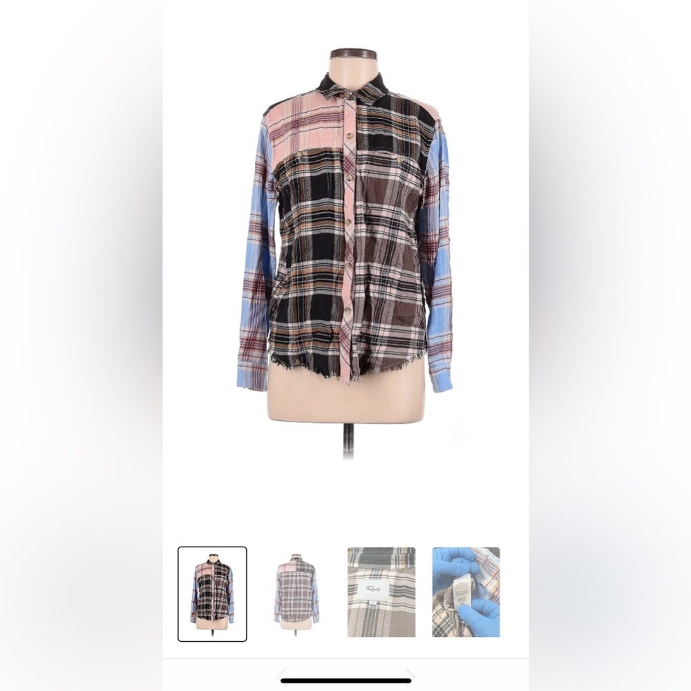 Rails
Size M Long sleeve button-down shirt